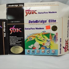  Empty Box DataBridge Elite 56k Data/Fax Modem Box Only