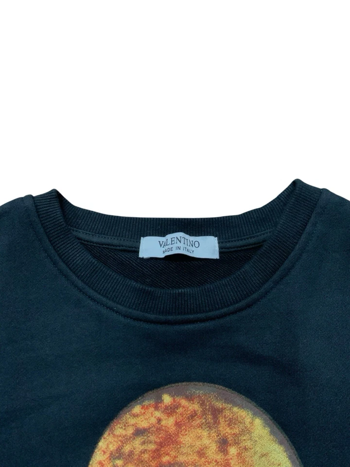 Suéter Valentino Para Hombre Mediano Negro Venus Love Beauty Creatividad Sudadera Foto 3 de 4