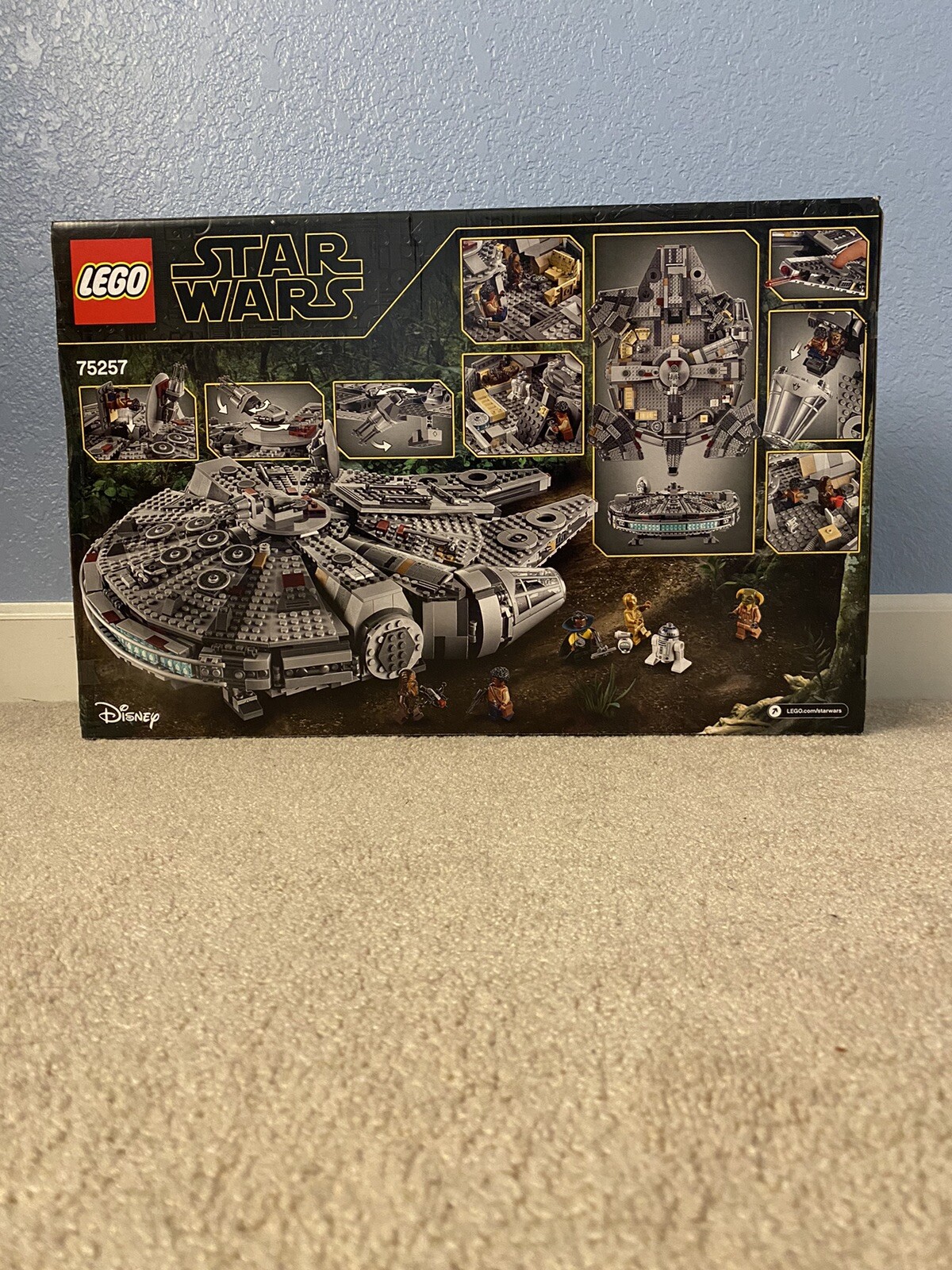 NEW LEGO Star Wars: Millennium Falcon 75257(I&rsquo;ll add an old random mini figure)