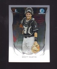 2014 Bowman Chrome Draft Picks Brett Austin Rookie #CDP104 Chicago White Sox