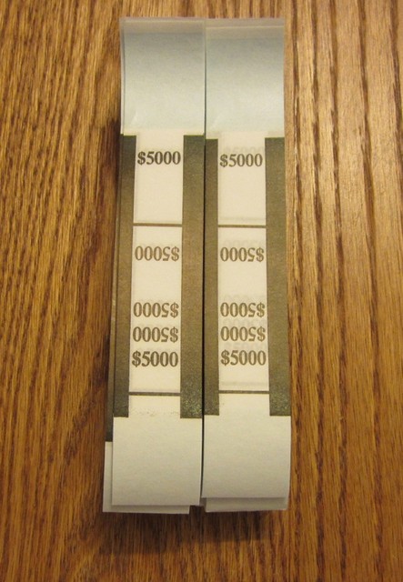 1000 SELF SEALING CURRENCY STRAPS MONEY BILL BANDS STRAP PMC COMPANY BRAND | eBay