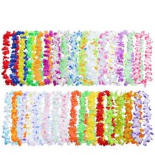 Hawaiian Leis Garland Artificial Flower Necklace Birthday Bridal Summer Party