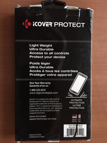 iCOVER PROTECT BUMPER CASE for SAMSUNG GALAXY S5 (White) - Foto 2 di 2