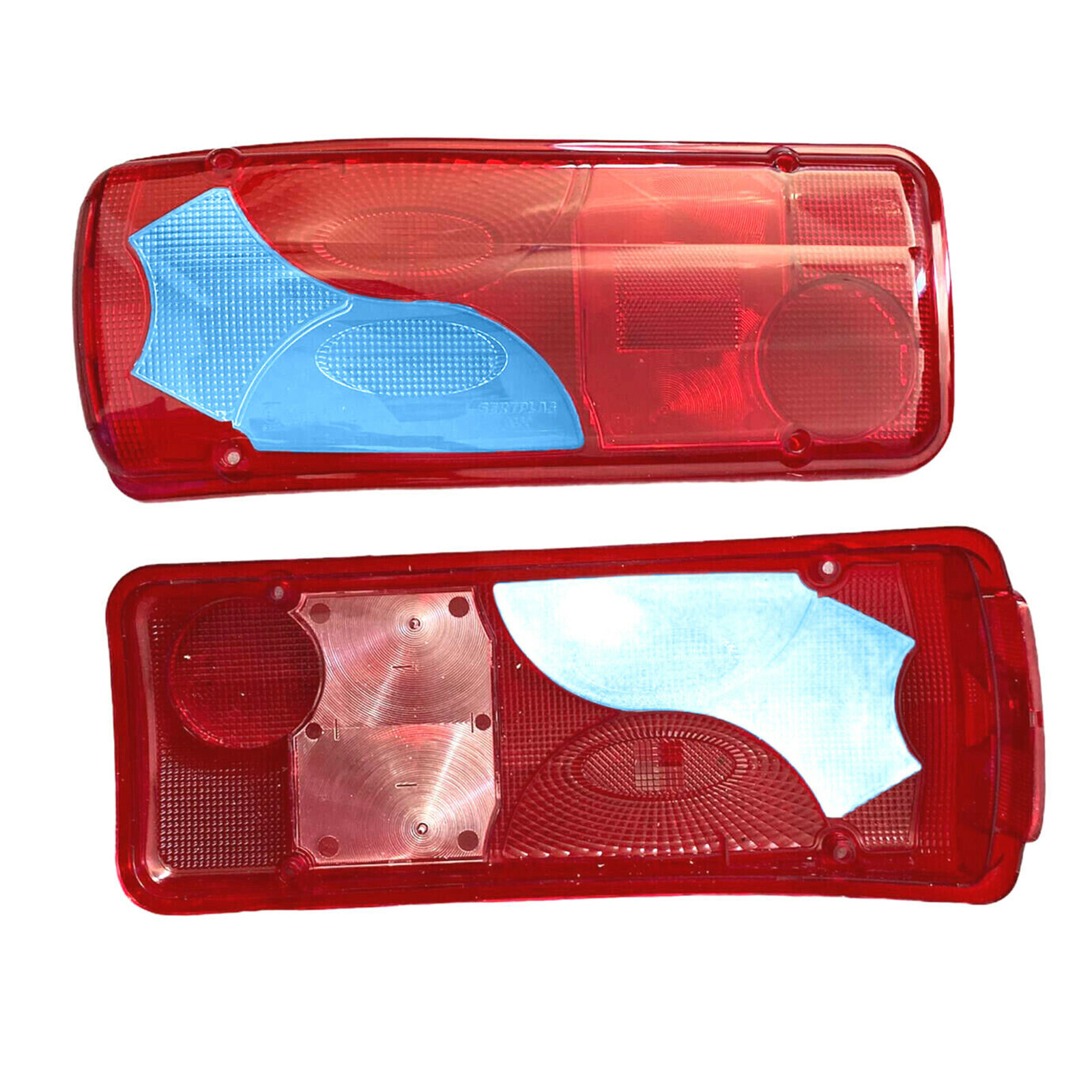 Peruzzo 949 Rücklichtglas-Set (Kunststoff) Für Parma Anhänger – Silber, Universelle Größe