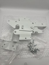 Double Locking Gate Latch White for Vinyl, Wood, PVC etc Fencing