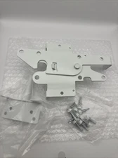 Double Locking Gate Latch White (for Vinyl, Wood, PVC etc Fencing)