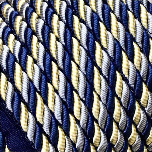 5 YARDS / 5 COLORS / 3/8" Twisted Cord, 3 ply Cord, Trim, Piping, Cording w/ lip - Picture 2 of 7