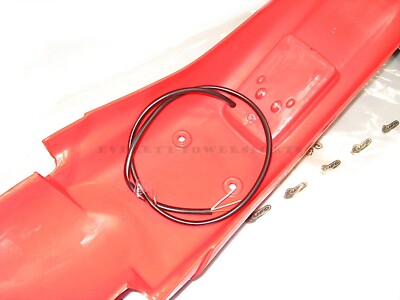 Rear Fender Red w/ Tail Light XR250R XR400R 96-05 UFO Honda XR250