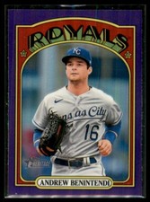 2021 Topps Heritage High Number Hot Box Chrome Purple Refractor Andrew