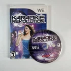 Karaoke Revolution Nintendo Wii Video Game Konami - Complete w/ Case NO Manual