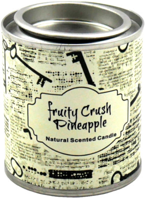Aromakerze in der Dose ''nature''fruity crush &pineapple*Natural Scented Candle*
