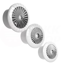 Wand Decken Lüfter Ventilator mit Kugellager für Dauerbetrieb Bad WC leise