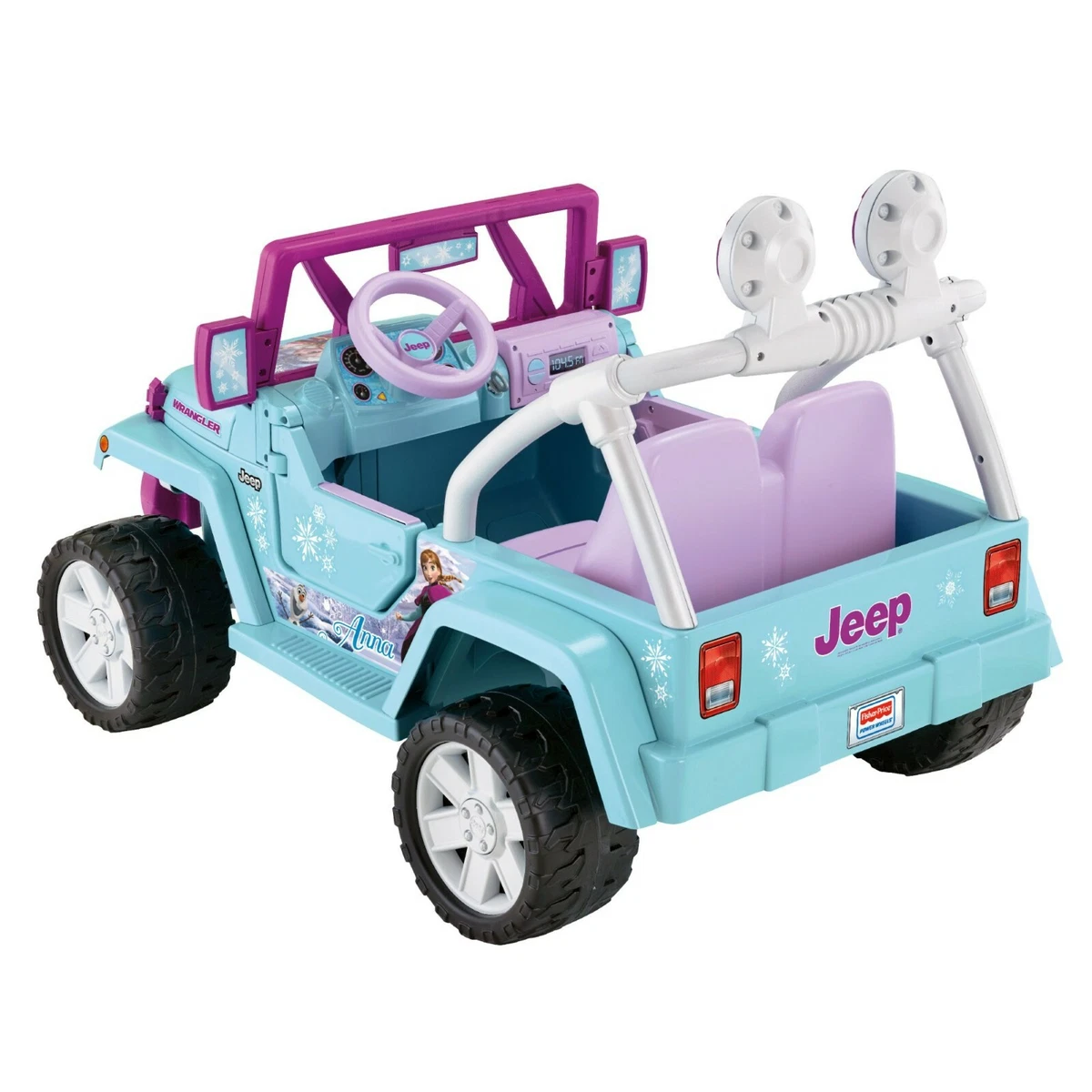  Power Wheels Disney Frozen Jeep Wrangler Ride-On