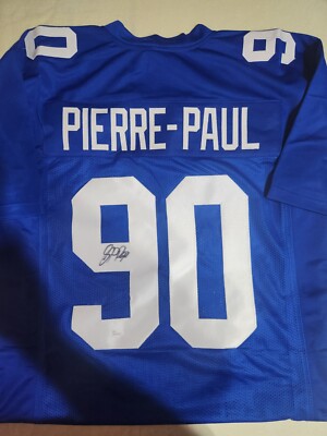 JASON PIERRE-PAUL signed custom Jersey auto autograph JSA size XL