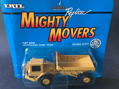  Ertl 2417 1:64 Mighty Movers 1991 CAT Dump Truck versiegelt (CY47-13S3/3)