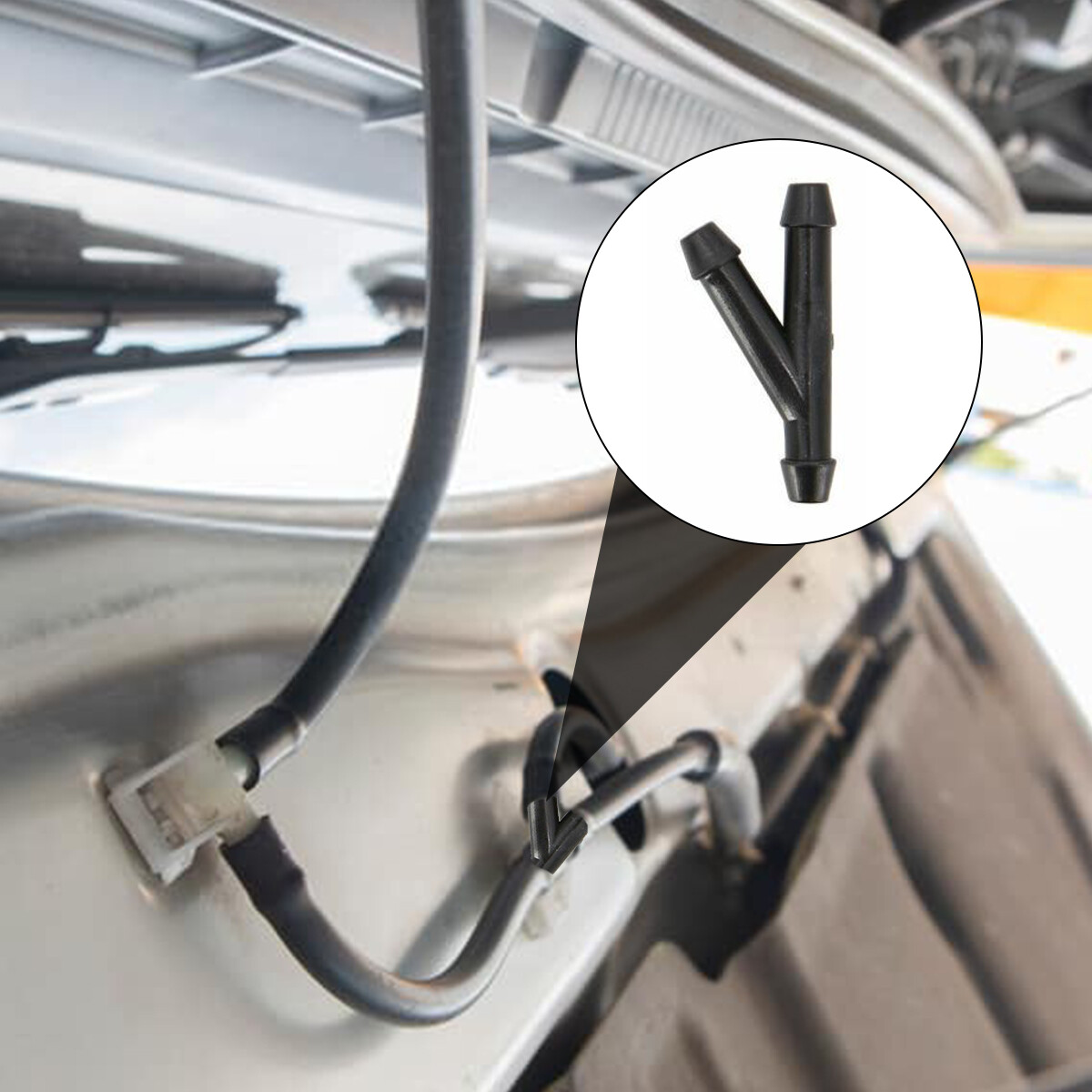 2M Car Windscreen Wiper Washer Jet Tube Pipe Nozzle Pump Hose W