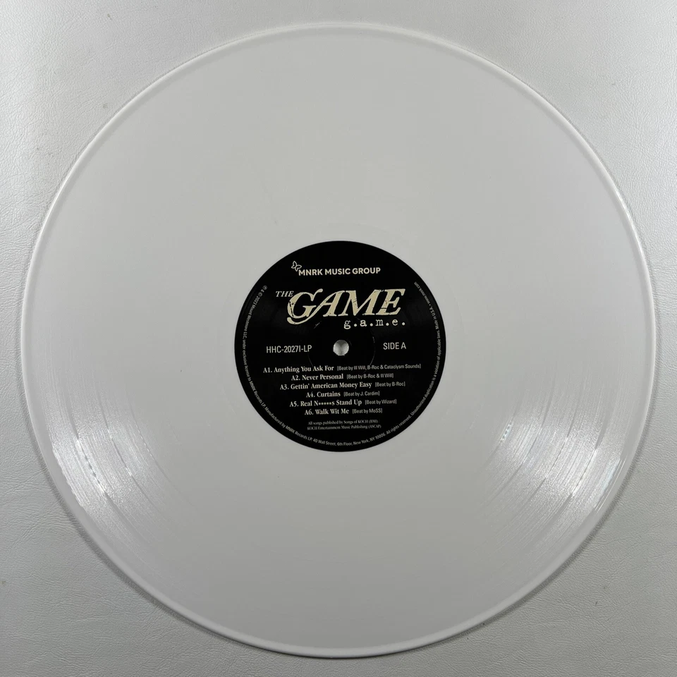 The Game “G.A.M.E.” LP/MNRK HHC-20271-LP (NM) RSD White 2023 Reissue - Image 4 of 4