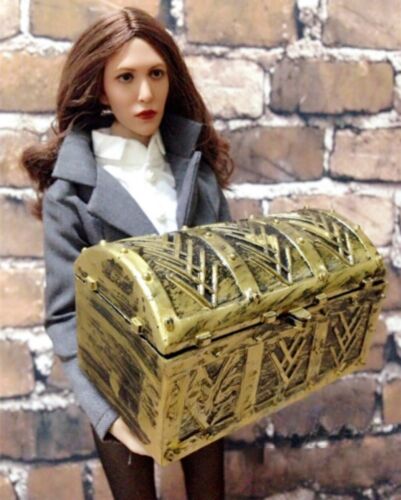 1/6 Scale Pirate Treasure Chest+100PCS Gold Coin Model Soldier Scene Accessories - Picture 4 of 8