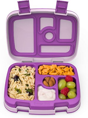 Bentgo  Kids Leak-Proof, 5-Compartment Bento-Style Kids Lunch Box - Ideal Portio