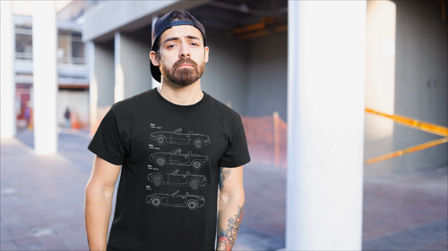 Celica T230 Herren T-Shirt Bluepint JDM Classic Retro GT Sportwagen Auto Tee - Video 1 von 1