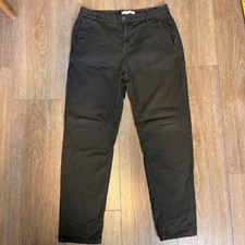 EVERLANE Dark Gray Straight Leg Chinos Pants Women Size 32