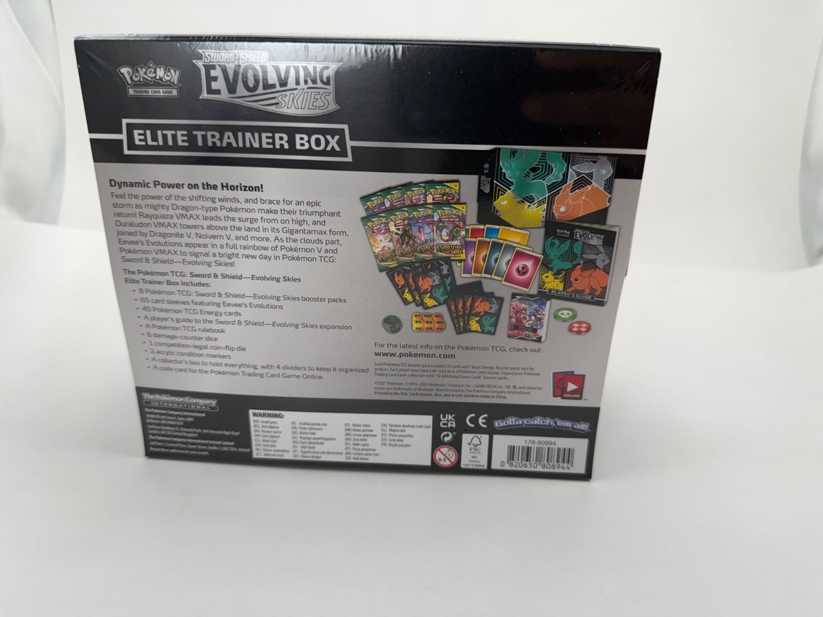 Pokémon TCG: Sword & Shield-Evolving Skies Elite Trainer Box