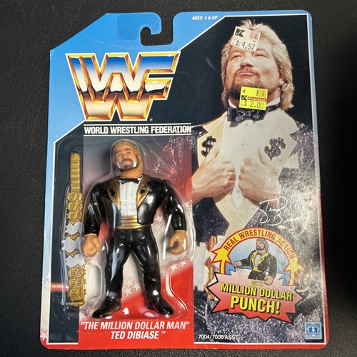 VINTAGE 1990 TITAN WWF MILLION DOLLAR MAN TED DIBI...
