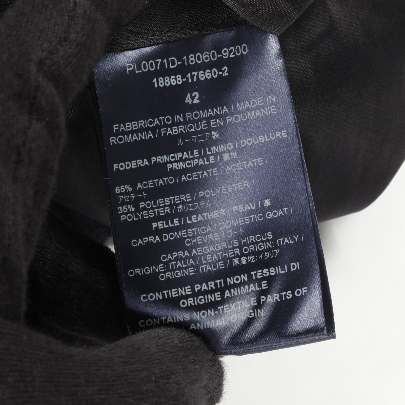 Herno Collarless Jacket Clothing Outer Suede Acet… - image 5