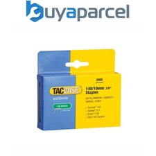 Tacwise 0347 140 Series 10mm Staples Galvanised - 2000 Pack - Type T50 G 140EL 0.0025 per staple