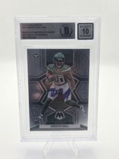 2022 Breece Hall Mosaic Auto Rookie Card. rookie card picture