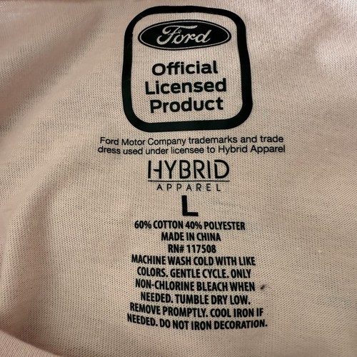Ford Bronco Grafik Pink T-Shirt Licensed Truck Damen Ladies Large L Tee Neu mit Etikett - Bild 3 von 3