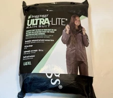 Frogg Toggs Womens Ultra Lite 2 Rain Suit w/ Storage Bag  Size L/XL, New W/Tags