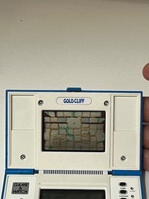 Vintage 1988 Nintendo Game & Watch GOLD CLIFF Multi Screen nice NO Bleed Works