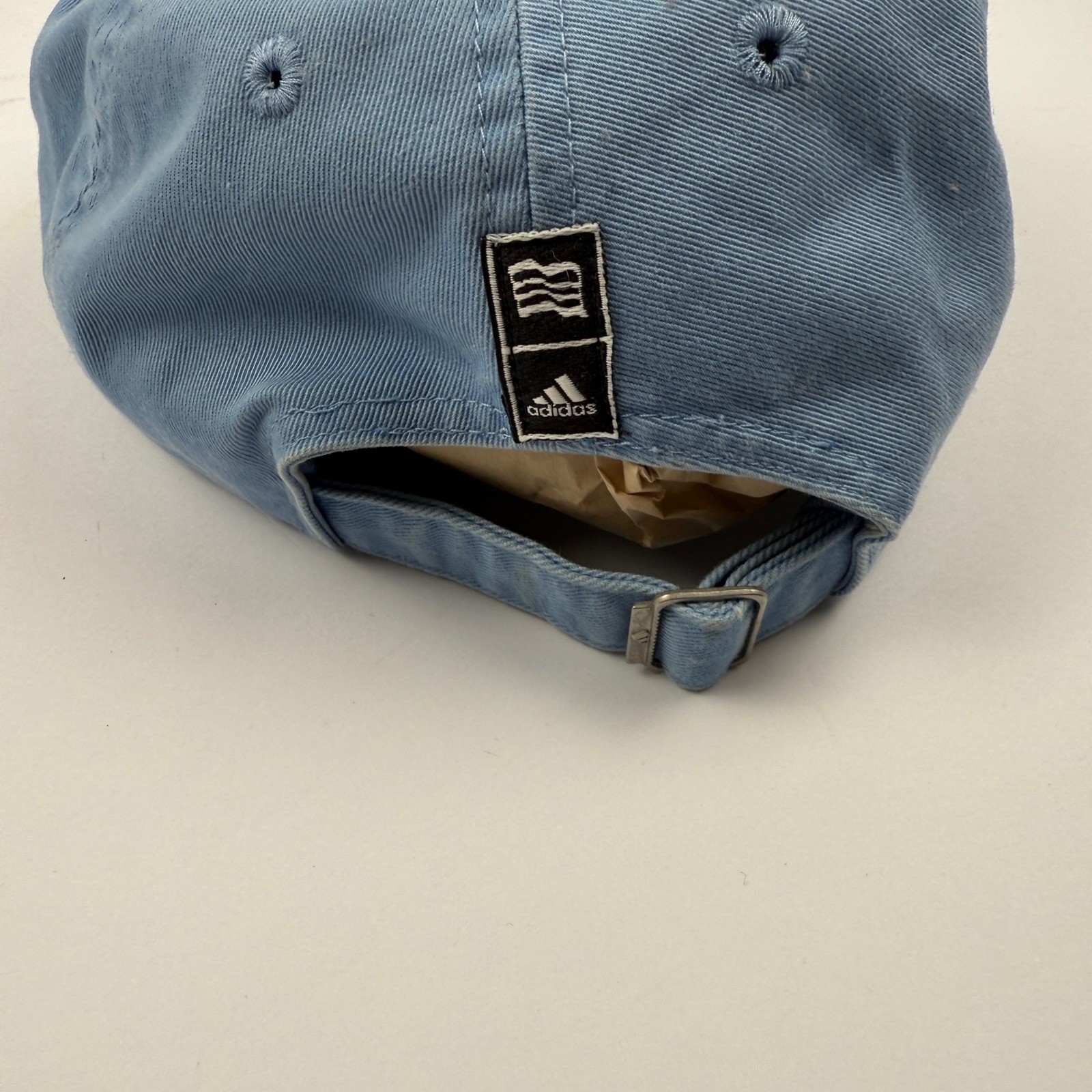 Adidas Hat Strapback Baseball Cap Light Blue Logo… - image 6