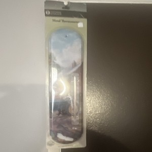 Thomas Kinkade Multicolor Metal Wall Thermometer Decorative Thermometer