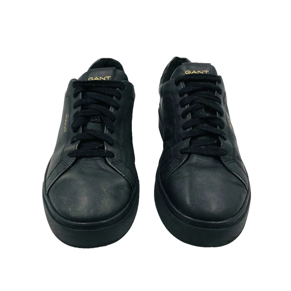 Zapatillas deportivas con cordones de cuero negro GANT para hombre EUR 42 UK 8 US 9 Foto 3 de 4