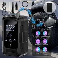 Tire Inflator Car Air Pump Compressor Tire Inflator Cordless Electric Portable