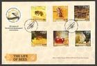 ISLE OF MAN 2024 150 YEARS OF BEEKEEPING SET OF 6 ON FDC