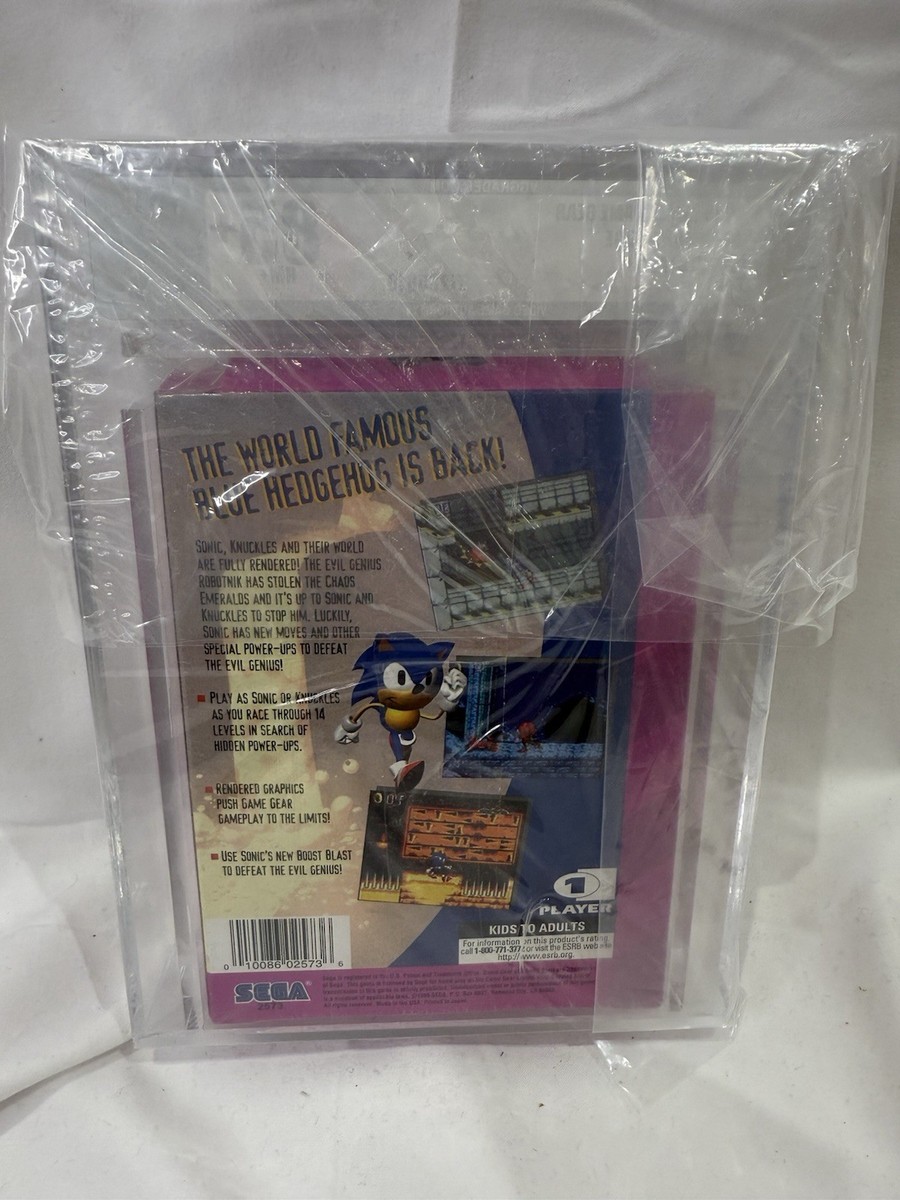 Sonic Blast (Sega Game Gear, 1996) - Graded VGA 85+ like WATA CGC