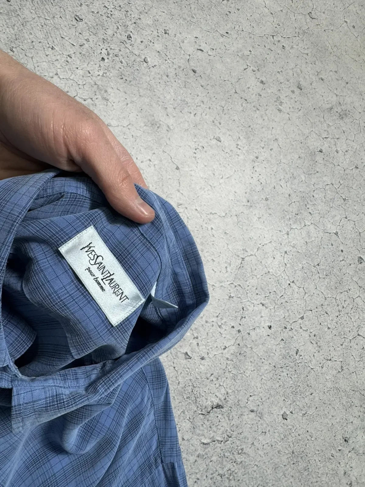 Camicia Yves Saint Laurent YSL vintage lusso con bottoni Y2K