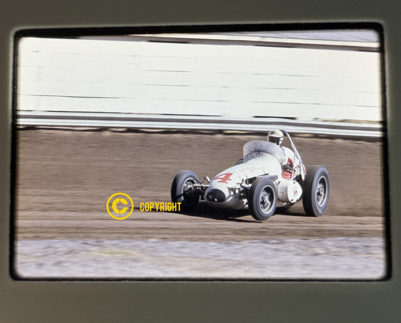 1963 DON BRANSON SPRINT CAR 35mm RACING SLIDE Autolite Special Golden State 100