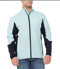 Greyson Trailwolf Full Zip Windbreaker Jacket Bay/Maltese Men’s L NWT $188 