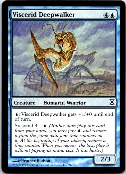 Time Spiral Viscerid Deepwalker #91 Magic English MTG LP