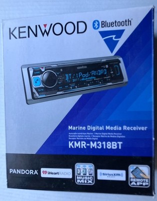 Kenwood KMR-M318BT Marine Media Digital Receiver Bluetooth USB AUX iPhone Androi