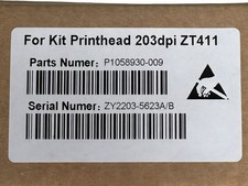 Zebra 203 DPI Resolution Print Head for ZT411 Printer P1058930-009 Compatible