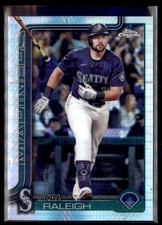 2025 Topps Chrome Prism Refractor Cal Raleigh Mariners USC45
