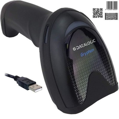    Barcodescanner Datalogic Gryphon GD4500 GD4590-BK USB Datamatrix QR-Code NEU