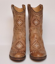 Bottes Western Roper En Cuir – Femme, Taille 9, Talon Bloc, Marron