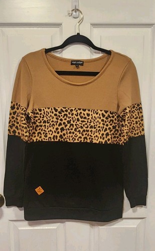 Simply Southern Collection Size Small, Long Sleeve, Leopard Print, EUC - Bild 3 von 7