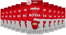 Lavazza, Qualità Rossa, Ground Coffee, 12 Packs of 250 g 13.00 per kilo